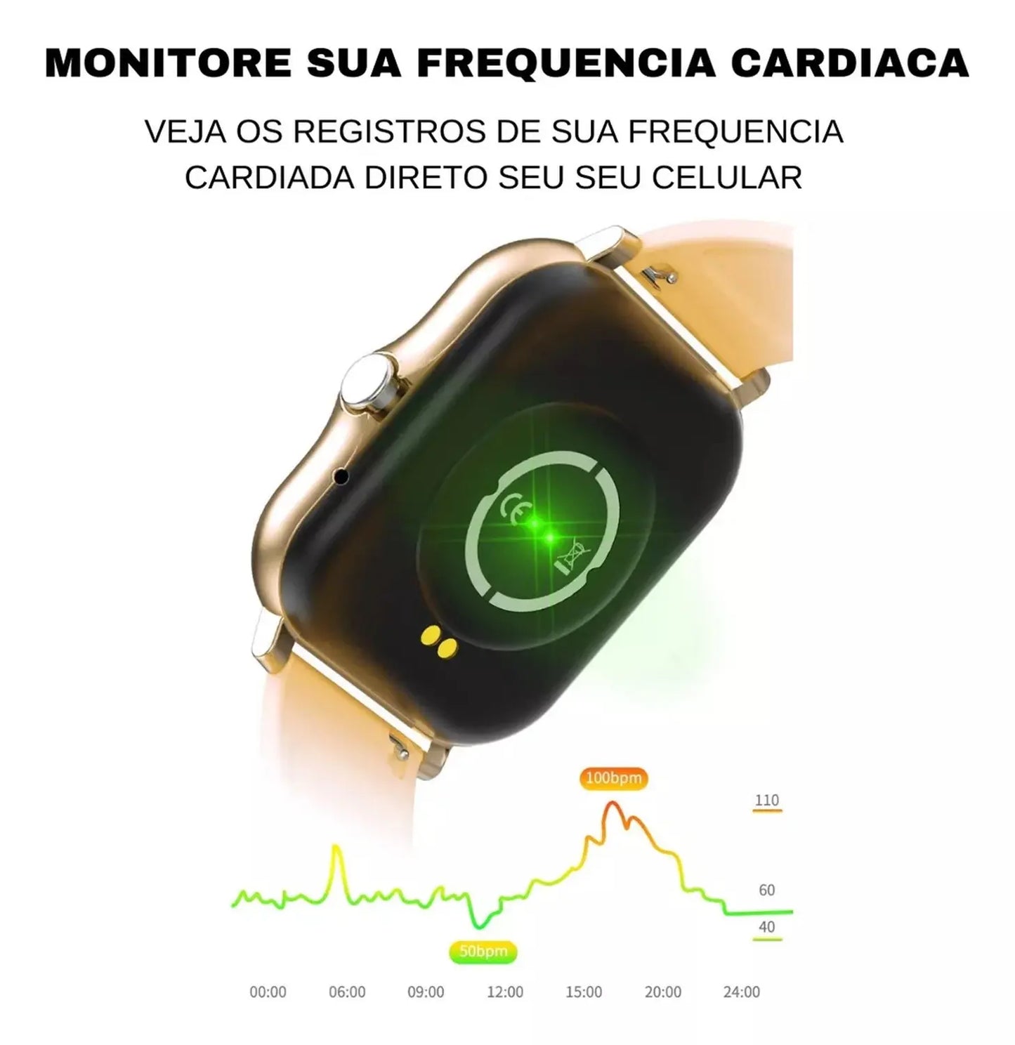 Smart Watch Fitness Unissex