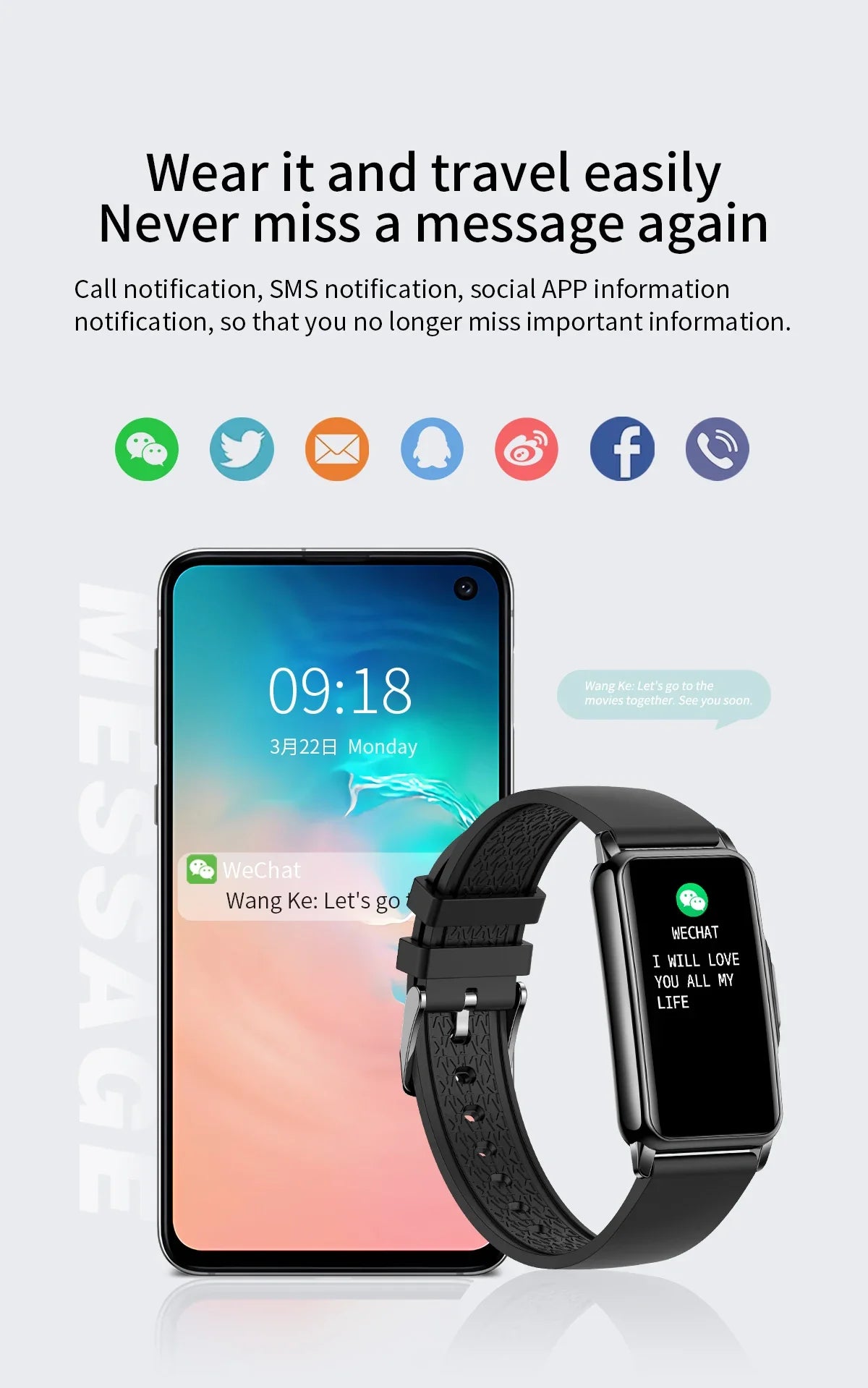 Smartwatch H80 para mulheres, frequência cardíaca, monitor de sono, smartwatch para IOS e Android, pedômetro esportivo, linda pulseira, fêmea, novo, 2024