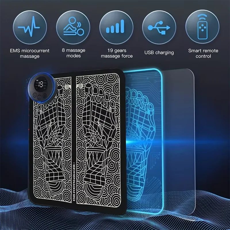 Massageador de pés inteligente com controle remoto