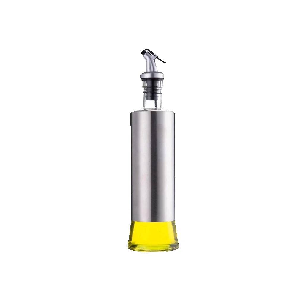 Bottle Stainless Steel Sauce Bottles No Drip Soy Barber Sauce Vinegar Condiment Dispenser