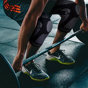 Joelheira de compressão para esportes