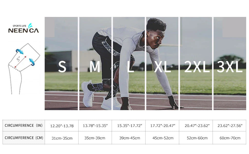 Joelheira de compressão para esportes