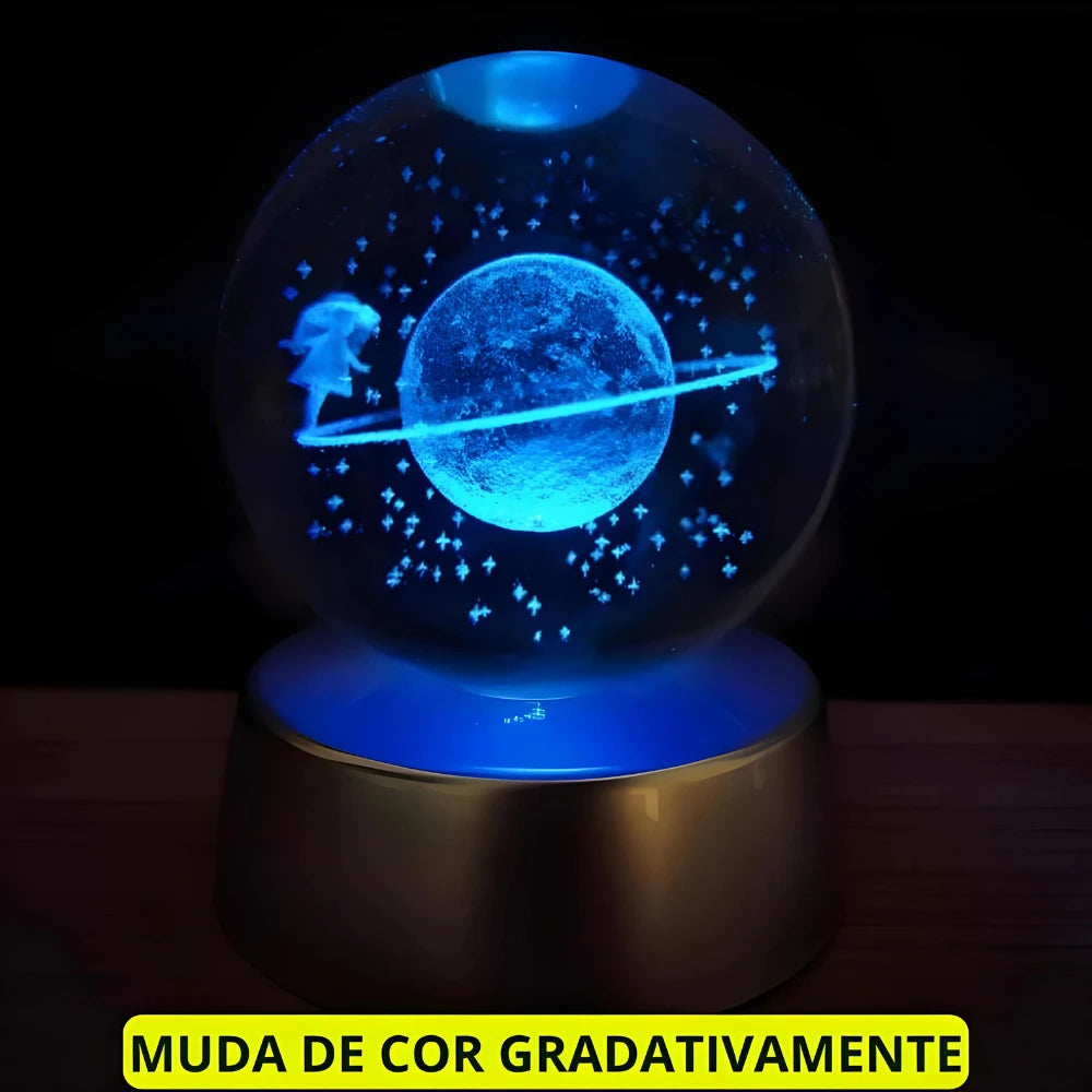 Mini Luminária de Cristal