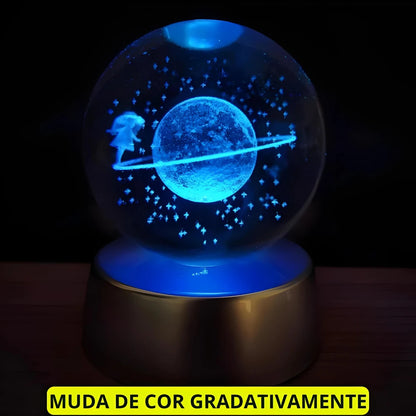 Mini Luminária de Cristal