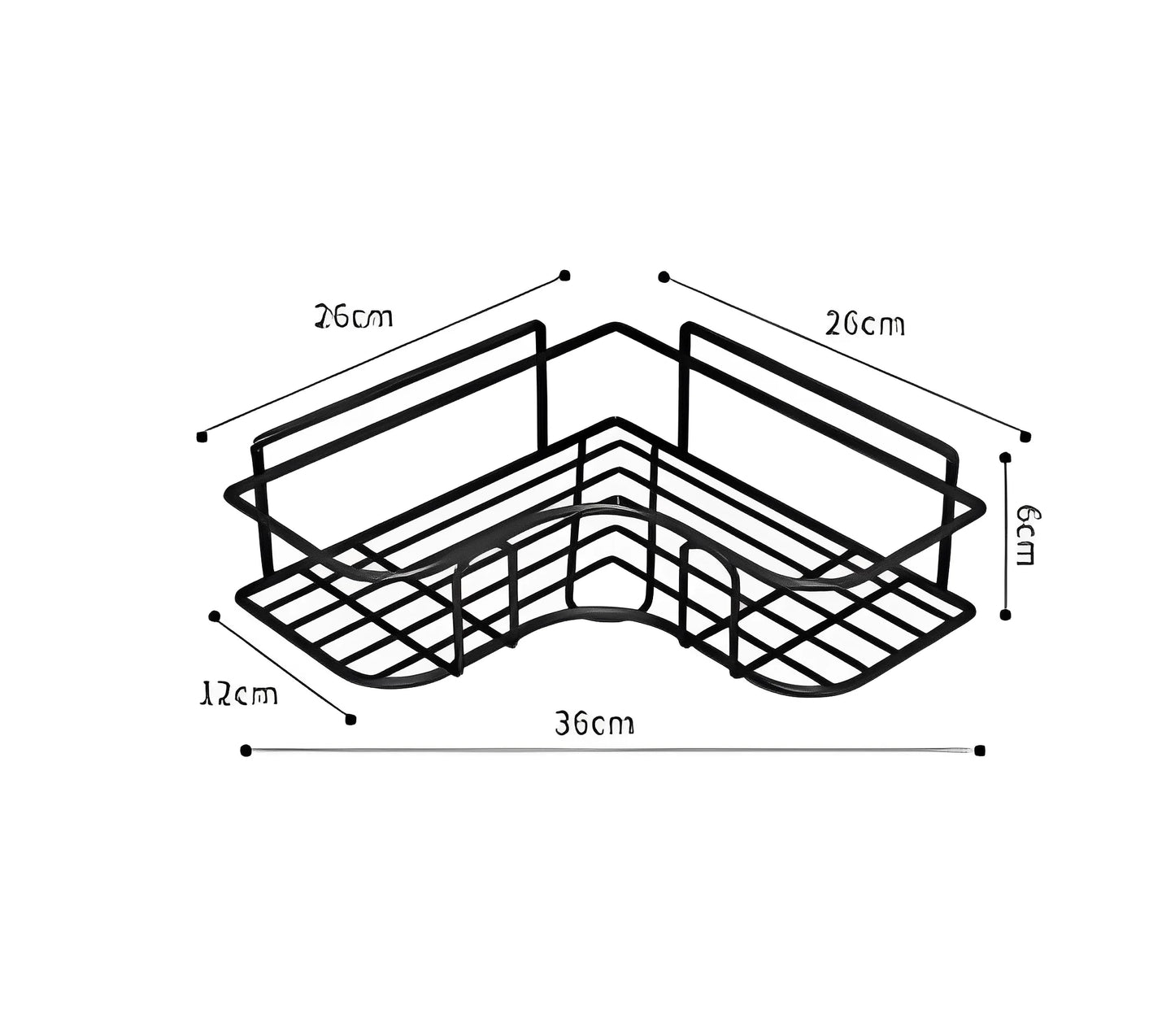 Suporte de Parede para Shampoo, Condicionador e Sabonetes