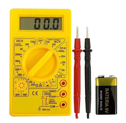Professional Digital Multimeter Portable Multi Test Cable