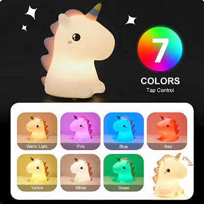 Mini Luminária de Unicórnio