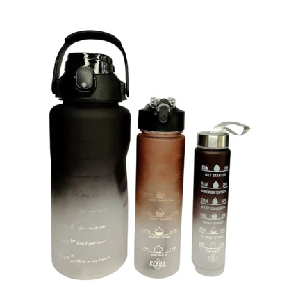 Garrafa De Água Squeeze Kit Com 3