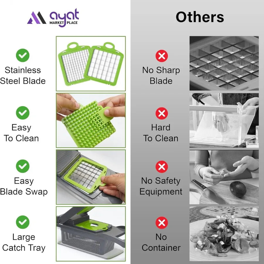 Fatiador e Cortador de Legumes Multifuncional