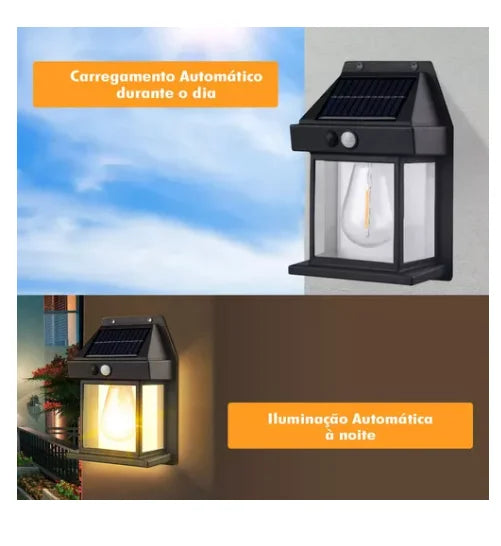 Luminária Solar Arandela