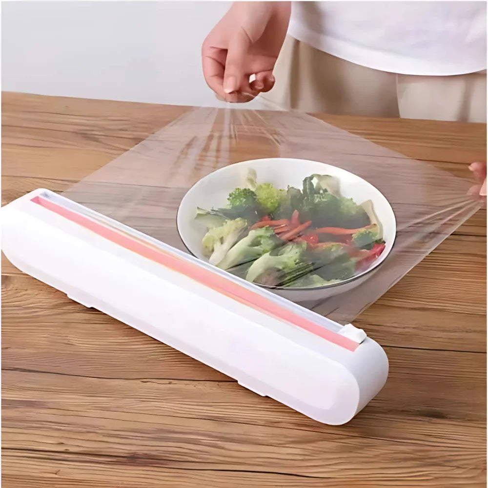 Dispenser e Cortador de filme PVC