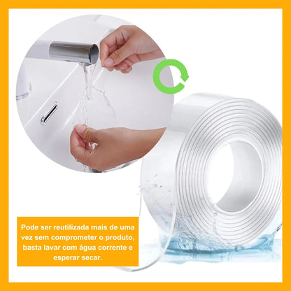 Fita adesiva dupla face acrílica