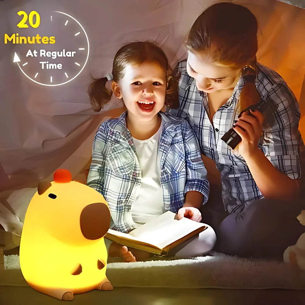 Luminária infantil Capivara