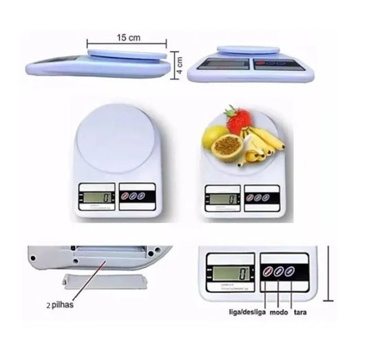 Balança Digital De Cozinha 10kg