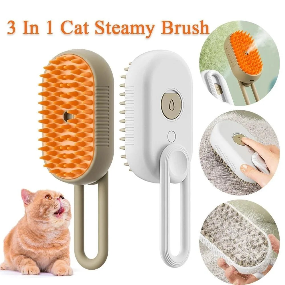 Escova A Vapor Para Cães e Gatos