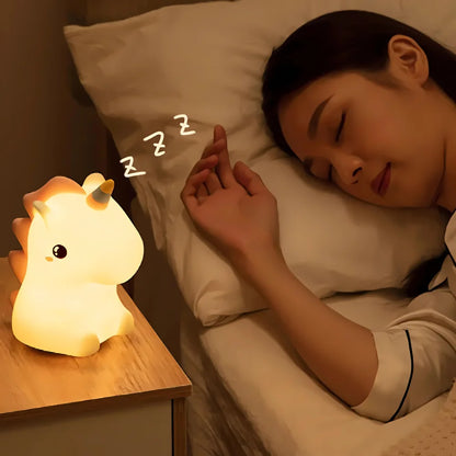 Mini Luminária de Unicórnio