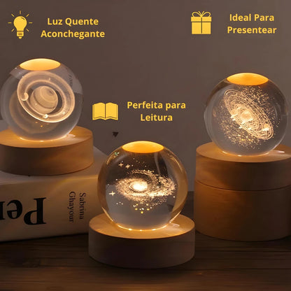 Mini Luminária de Cristal