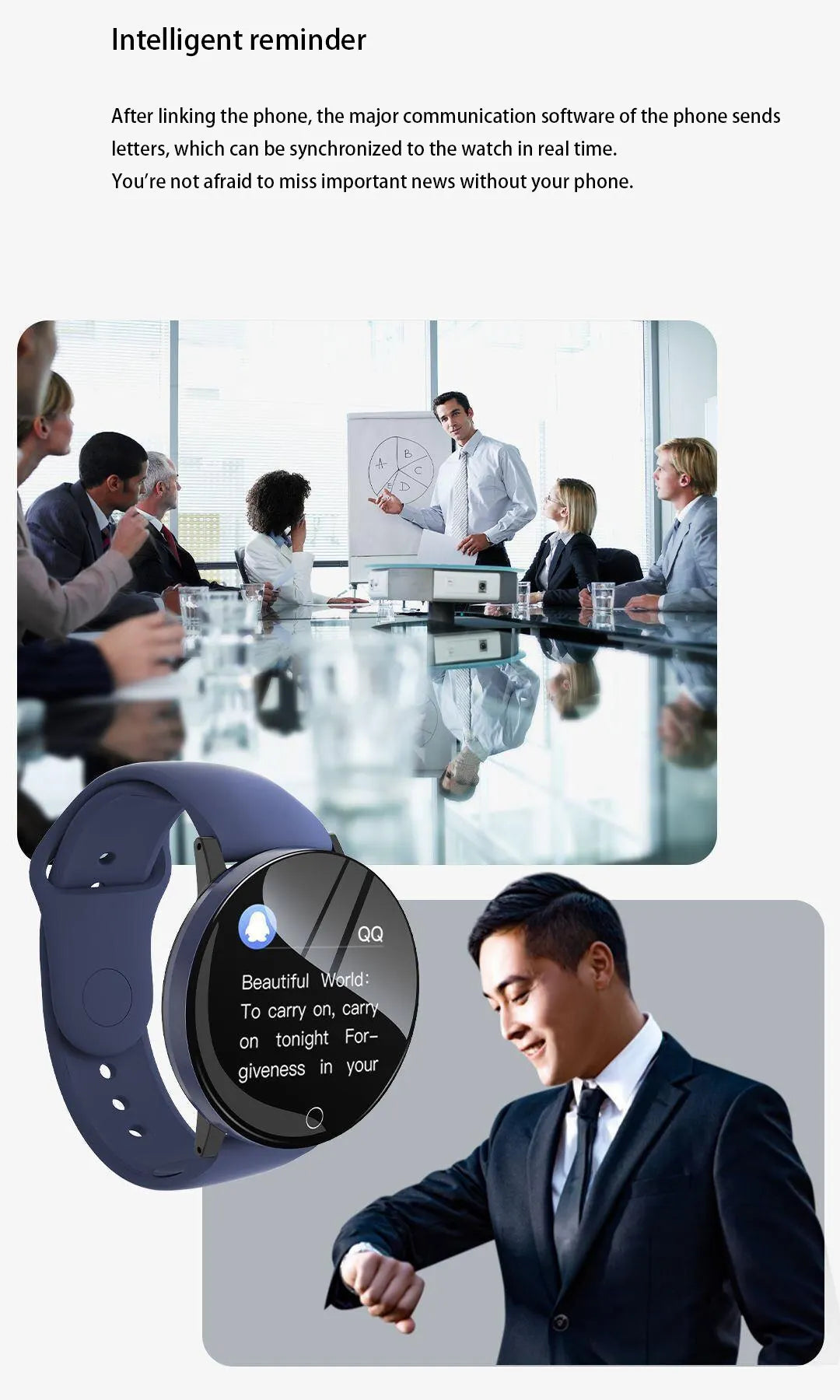 Smartwatch com monitor de frequência cardíaca