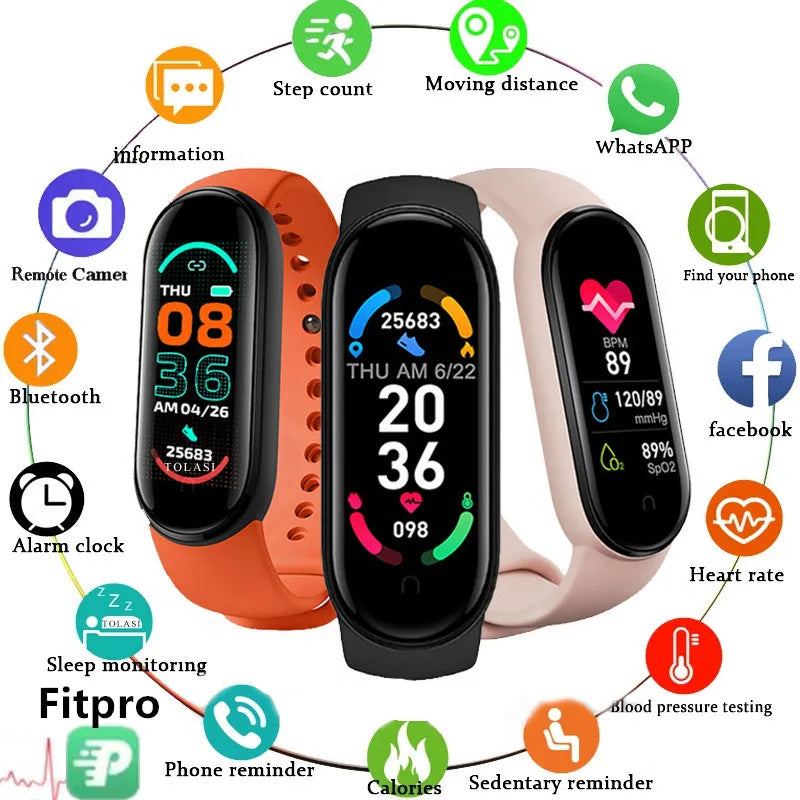 Smartwatch esportivo fitness