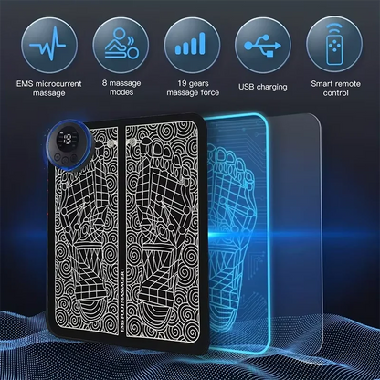 Massageador de pés inteligente com controle remoto