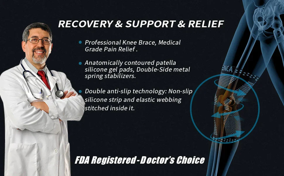 Joelheira de compressão para esportes