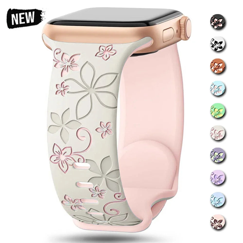 Pulseira gravada para Apple Watch