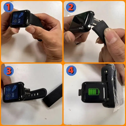 Smartwatch com monitor de frequência cardíaca