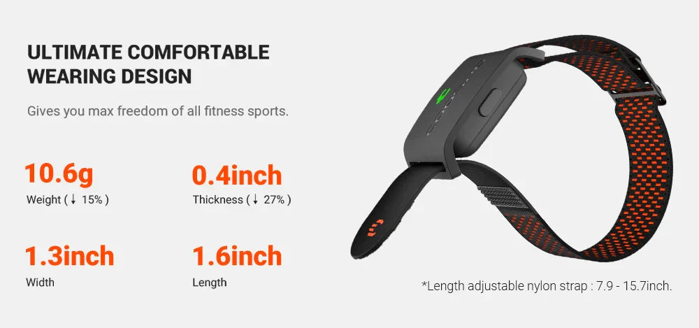 Contador de calorias e monitor de frequência cardíaca