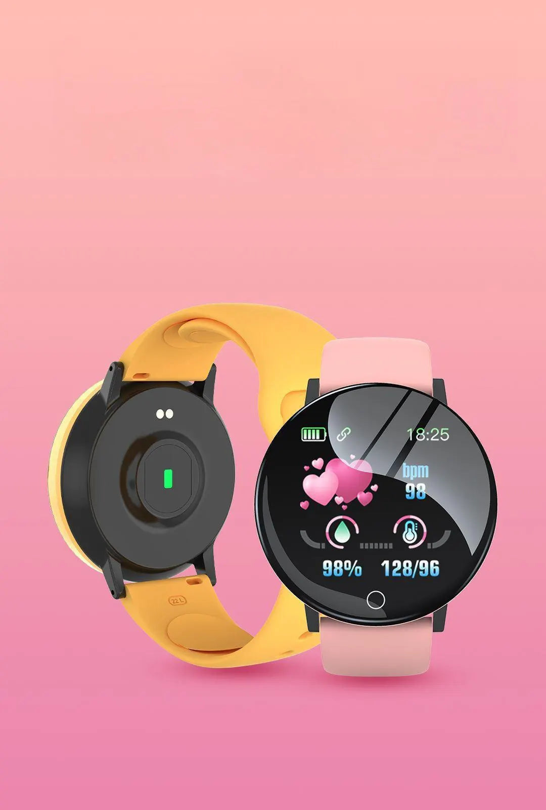 Smartwatch com monitor de frequência cardíaca